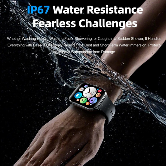 Ultra-thin smart watch 1.96" AMOLED 360*360 HD pixel screen